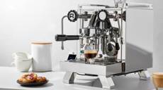 coffee machine making coffee